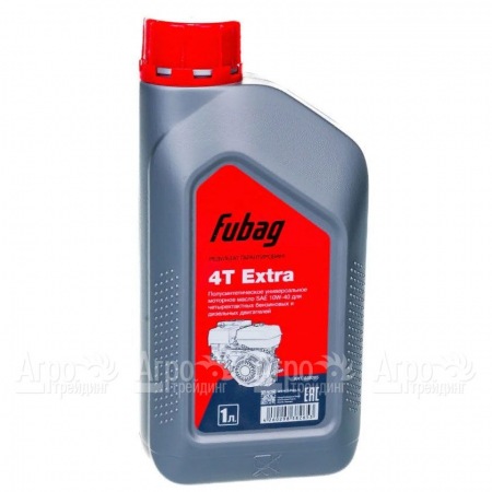 Масло моторное полусинтетическое Fubag 4Т Extra SAE 10W40 1 л для 4-тактных двигателей в Курске