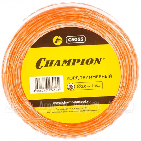 Корд триммерный Champion Square Twist Duo 2.0мм, 15м (витой квадрат) в Курске