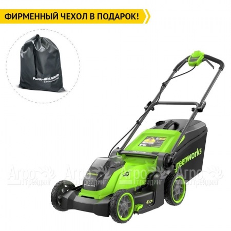 Газонокосилка аккумуляторная GreenWorks GD40LM411 (без аккумулятора и зарядного устройства) в Курске