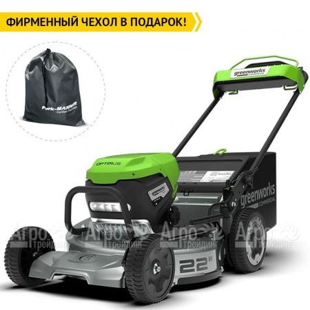 Газонокосилка аккумуляторная GreenWorks LM221S (без аккумулятора и зарядного устройства)  в Курске