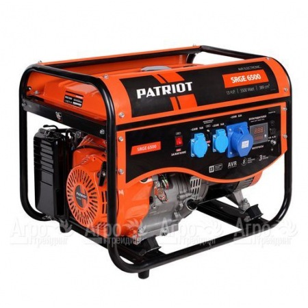 Бензогенератор Patriot Max Power SRGE-6500 5 кВт  в Курске