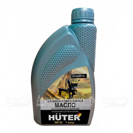 Масло моторное синтетическое Huter 5W-30 1 л для 4-х тактных двигателей в Курске