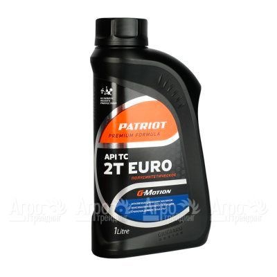 Масло полусинтетическое Patriot G-Motion 2Т Euro 1 л для 2-х тактных двигателей в Курске