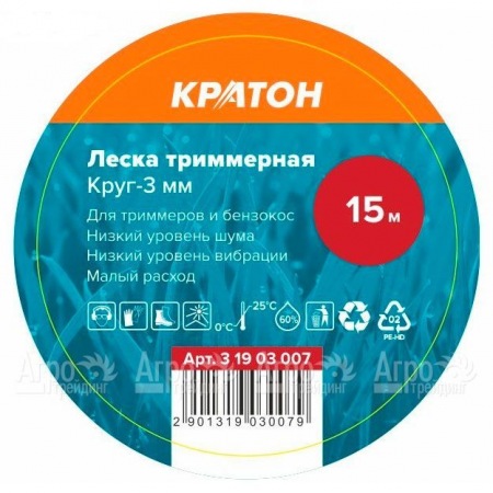 Леска триммерная Кратон Круг-3 мм в Курске