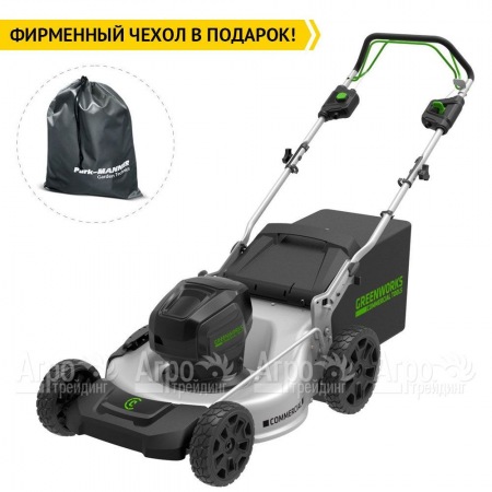 Газонокосилка аккумуляторная GreenWorks GC82LM51SP (без батареи и зарядного устройства)  в Курске