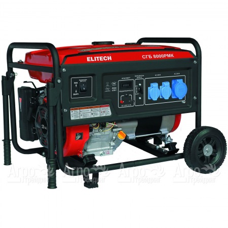 Бензогенератор Elitech СГБ 8000РМК 6 кВт  в Курске
