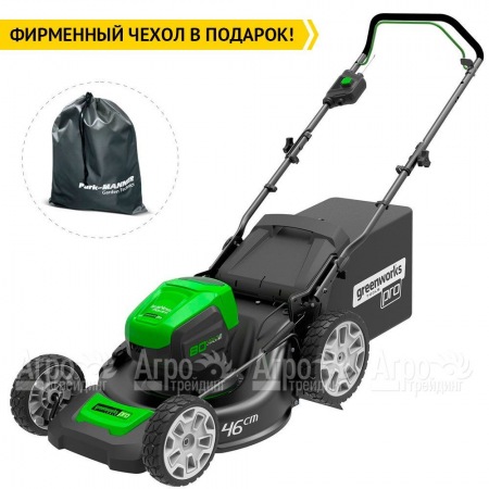 Газонокосилка аккумуляторная GreenWorks GD80LM46K4  в Курске