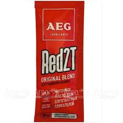 Масло минеральное AEG RED 2T Original blend API TC 20 мл для 2-х тактных двигателей в Курске