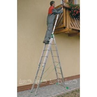 ALV-7609 ALVE Лестница универсал. 3-х секц. 3х9 ступ. в Курске