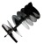 Бур двухзаходный (шнек) 25х100 см для Oleo-Mac MTL85R в Курске