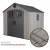 Пластиковый сарай LifeTime WoodLook 8х10 в Курске