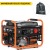 Бензогенератор Daewoo GDA 7500 DPE-3 DUAL POWER 220-380 6 кВт в Курске