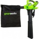 Воздуходувка аккумуляторная GreenWorks GD40BV (без аккумулятора и зарядного устройства) в Курске