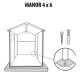 Пластиковый сарай Keter Manor 4x6 в Курске